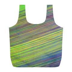 Diagonal Lines Abstract Full Print Recycle Bags (l) 