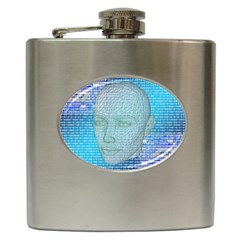 Digital Pattern Hip Flask (6 Oz)