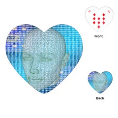 Digital Pattern Playing Cards (heart) 