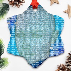 Digital Pattern Ornament (snowflake)