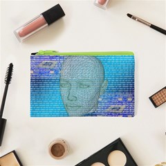 Digital Pattern Cosmetic Bag (xs)