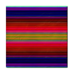 Fiesta Stripe Colorful Neon Background Tile Coasters