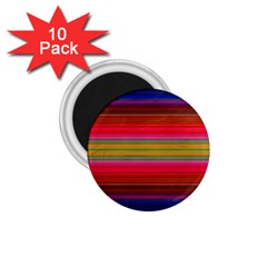 Fiesta Stripe Colorful Neon Background 1 75  Magnets (10 Pack) 