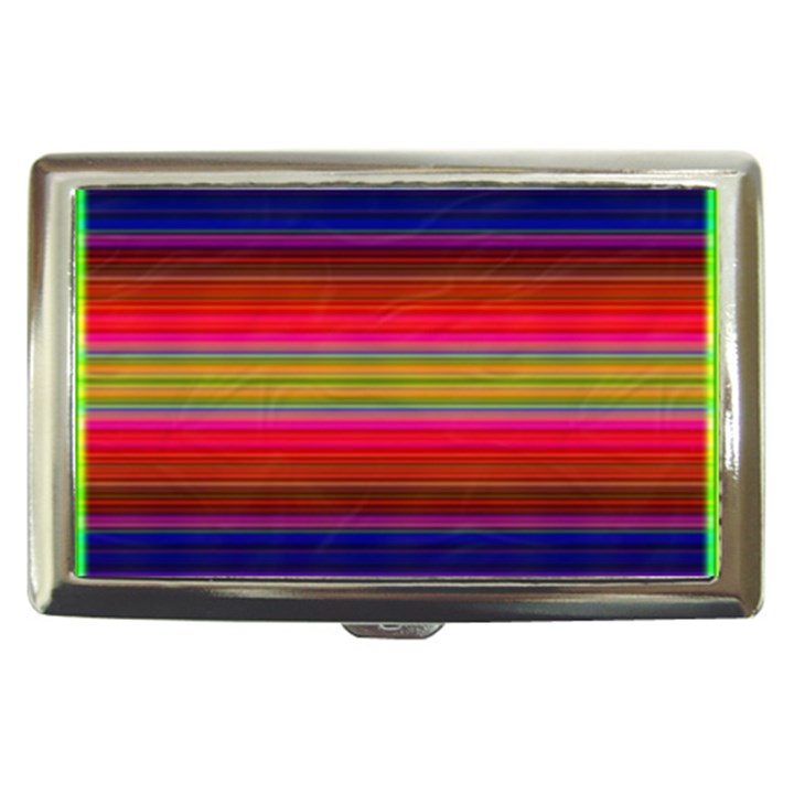 Fiesta Stripe Colorful Neon Background Cigarette Money Cases