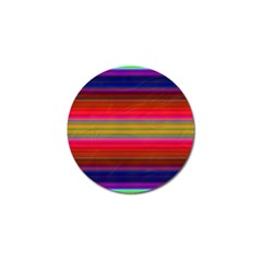 Fiesta Stripe Colorful Neon Background Golf Ball Marker (4 Pack) by Amaryn4rt