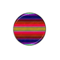 Fiesta Stripe Colorful Neon Background Hat Clip Ball Marker by Amaryn4rt