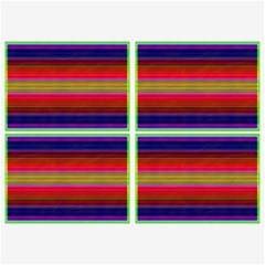 Fiesta Stripe Colorful Neon Background Belt Buckles