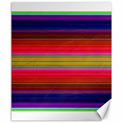 Fiesta Stripe Colorful Neon Background Canvas 20  X 24   by Amaryn4rt