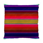 Fiesta Stripe Colorful Neon Background Standard Cushion Case (Two Sides) Front