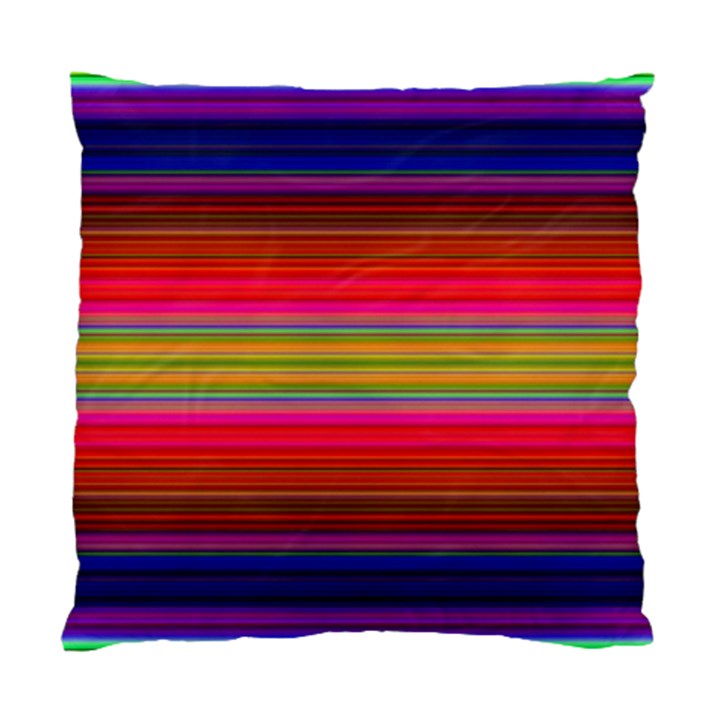 Fiesta Stripe Colorful Neon Background Standard Cushion Case (Two Sides)