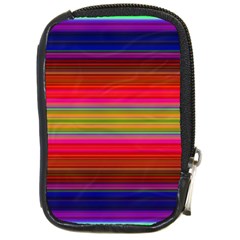 Fiesta Stripe Colorful Neon Background Compact Camera Cases