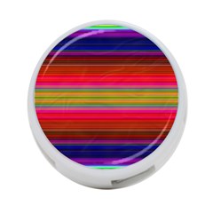 Fiesta Stripe Colorful Neon Background 4-port Usb Hub (one Side)