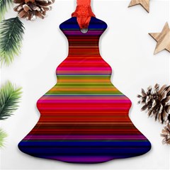 Fiesta Stripe Colorful Neon Background Ornament (christmas Tree) 