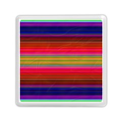 Fiesta Stripe Colorful Neon Background Memory Card Reader (square) 