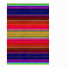 Fiesta Stripe Colorful Neon Background Small Garden Flag (two Sides)