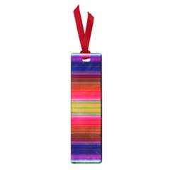 Fiesta Stripe Colorful Neon Background Small Book Marks by Amaryn4rt