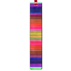 Fiesta Stripe Colorful Neon Background Large Book Marks by Amaryn4rt