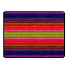 Fiesta Stripe Colorful Neon Background Double Sided Fleece Blanket (small) 