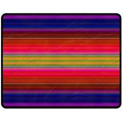 Fiesta Stripe Colorful Neon Background Double Sided Fleece Blanket (medium) 