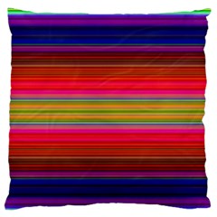 Fiesta Stripe Colorful Neon Background Standard Flano Cushion Case (one Side) by Amaryn4rt