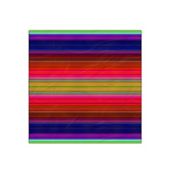 Fiesta Stripe Colorful Neon Background Satin Bandana Scarf