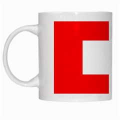 Flag Of Switzerland White Mugs