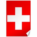 Flag Of Switzerland Canvas 20  x 30   19.62 x28.9  Canvas - 1