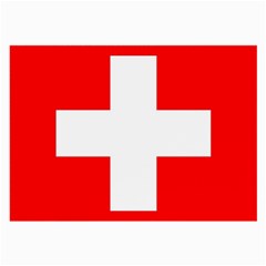 Flag Of Switzerland Large Glasses Cloth