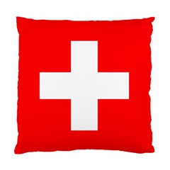 Flag Of Switzerland Standard Cushion Case (one Side)