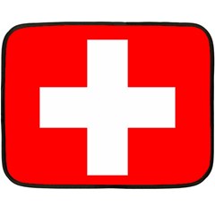 Flag Of Switzerland Fleece Blanket (mini) by Amaryn4rt