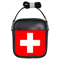 Flag Of Switzerland Girls Sling Bags