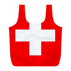 Flag Of Switzerland Full Print Recycle Bags (l) 