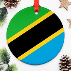 Flag Of Tanzania Ornament (round) by Amaryn4rt