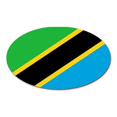 Flag Of Tanzania Oval Magnet by Amaryn4rt