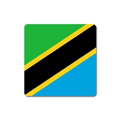 Flag Of Tanzania Square Magnet