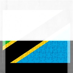 Flag Of Tanzania Rectangular Jigsaw Puzzl