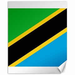 Flag Of Tanzania Canvas 16  X 20   by Amaryn4rt