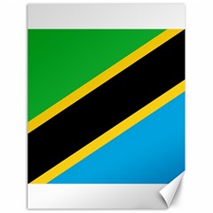 Flag Of Tanzania Canvas 18  X 24  