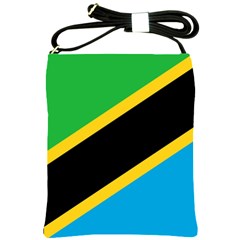 Flag Of Tanzania Shoulder Sling Bags by Amaryn4rt