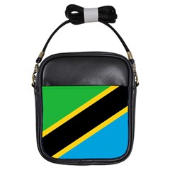 Flag Of Tanzania Girls Sling Bags