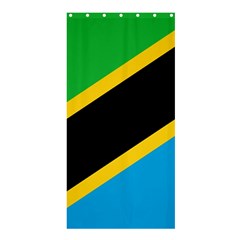 Flag Of Tanzania Shower Curtain 36  X 72  (stall) 