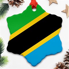 Flag Of Tanzania Ornament (snowflake)