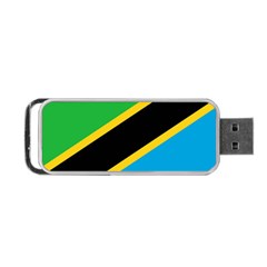 Flag Of Tanzania Portable Usb Flash (two Sides) by Amaryn4rt