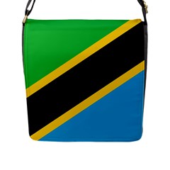 Flag Of Tanzania Flap Messenger Bag (l)  by Amaryn4rt