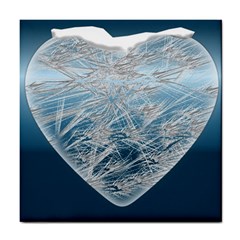 Frozen Heart Tile Coasters