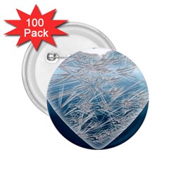 Frozen Heart 2 25  Buttons (100 Pack) 