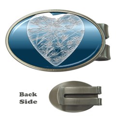 Frozen Heart Money Clips (oval) 