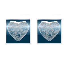 Frozen Heart Cufflinks (square)