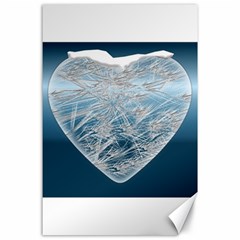 Frozen Heart Canvas 24  X 36 