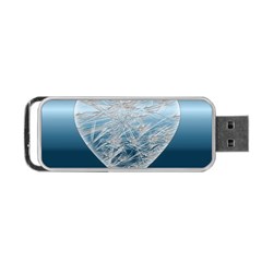 Frozen Heart Portable Usb Flash (two Sides) by Amaryn4rt